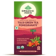 Organic India Tulsi Green Tea Pomegranate 25 tea bags