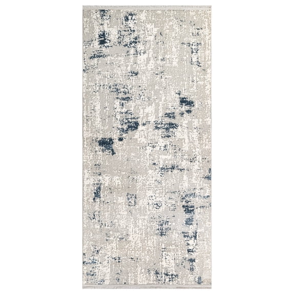 Lamis Cream Abstract Polyester Area Rugs for Living Room Jacquard Textured Modern Rugs Soft Geometric Rug for Bedroom Washable Rug Non-Slip Bohemian Carpet Perfect for Dining Room Office Beige