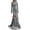 wei163-Light Blue-Womens Dress, variant on IWRICH Skeleton Halloween Dresses for Women 3D Digital Print Velvet Floral Dress Halloween Goth Parties and Events
