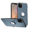 thumbnail image 1 of Mignova iPhone 11 Pro Max 6.5 Pouces 2019 Étui, TPU + PC Double Étui Protection Intégrale Robuste Support Anneau Caché Rotatif 360 (Bleu Marine), 1 of 7