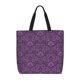 thumbnail image 1 of Fotbe Retro Florals Purple Bolsa Tote con Estampado para Mujer, Bolsos con Cremallera, Bolsa de Hombro Casual de Gran Capacidad con Bolsillos Internos, 1 of 7