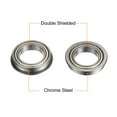 thumbnail image 3 of F6804ZZ Flanged Ball Bearing, 20x32x7mm Chrome Steel Double Shielded ABEC1 Flange Bearings,4 Pack, 3 of 5