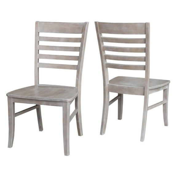International Concepts Cosmo Dining Chair in Gray Taupe (Set of 2)