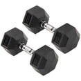 thumbnail image 5 of Signature Fitness Hex Dumbbells Strength Workout Equipment Set, 300 lbs, 5 of 10