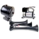 thumbnail image 1 of Bocinas de Aire Kleinn HK3-1 Triple Negro Tanque de 3.8L 130 PSI, 1 of 1
