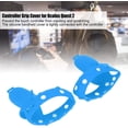 thumbnail image 4 of ZOUSSIQI Poignée de Contrôleur Tactile pour 2 Poignées Anti-Jeté Manchon Protecteur en Silicone avec Sangle de Poignet Réglable (Bleu) CA919-19572, 4 of 9