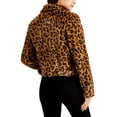 thumbnail image 3 of Jou Jou Juniors' Faux-Fur Leopard-Print Moto Jacket, Brown, S, 3 of 4