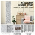 thumbnail image 5 of VEVOR Wood Room Divider, 6 Panel Wood Folding Privacy Screen, 66.9 Inches&nbsp;Tall Indoor Carved Partition Divider, Portable&nbsp;Decoration Screen, for Room Separation, Home, 5 of 9