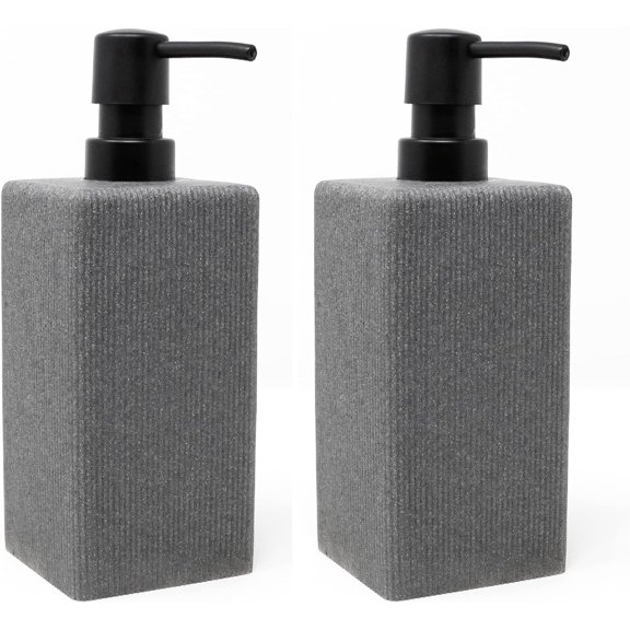 Varato Design Large Soap Dispenser for Kitchen Sink and Bathroom Soap Dispenser Set - 2 Pack