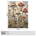 thumbnail image 4 of HENGT Mushroom Blanket Plants Throw Blankets for Kids Soft Plush Blanket for Couch Sofa Bed Home Decorations, 4 of 6