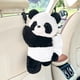 thumbnail image 4 of Organizador colgante para caja de pañuelos de coche | Diseño de panda de peluche | Tejido de poliéster | Hebilla para sujetar al respaldo del asiento | Cierre de cremallera para facilitar su recarga, 4 of 6