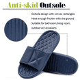 thumbnail image 4 of Bathroom Slippers for Women and Men Portable Quick Drying Non-Slip Pool Shower Shoes Indoor and Outdoor Unisex Slippers, Blue 40/41, 4 of 6