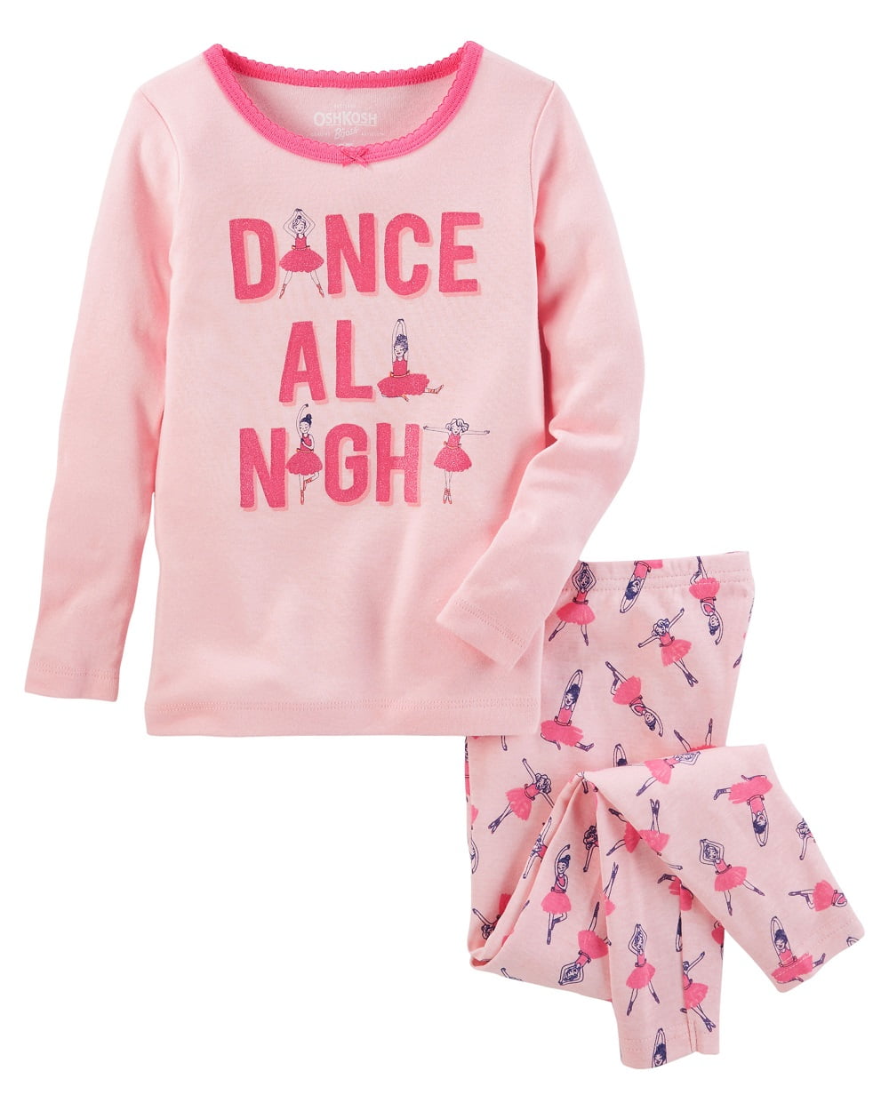 12 Months Carter/'s Baby Girls Animal Print 2 Piece Pajama Set Size 6-9 Months