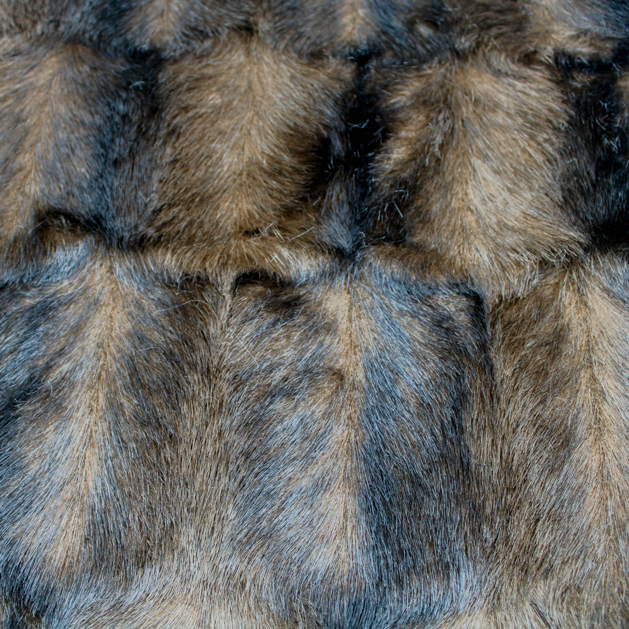 Embossed Beaver Dark Brown Black Faux Fur Fabric Diy Projects By The Yard Walmart Com Walmart Com