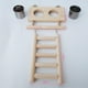 thumbnail image 5 of Patio de juegos para pájaros Parrot Playstand Escalera de gimnasio Tazas de alimentador de material acero inoxidable Tazón para mascotas Aves Yinane Puesto de juegos para pájaros, 5 of 5