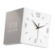 thumbnail image 4 of Reloj de esquina de doble cara, adorno de pared versátil para exteriores, fácil de leer Blanco, 4 of 9