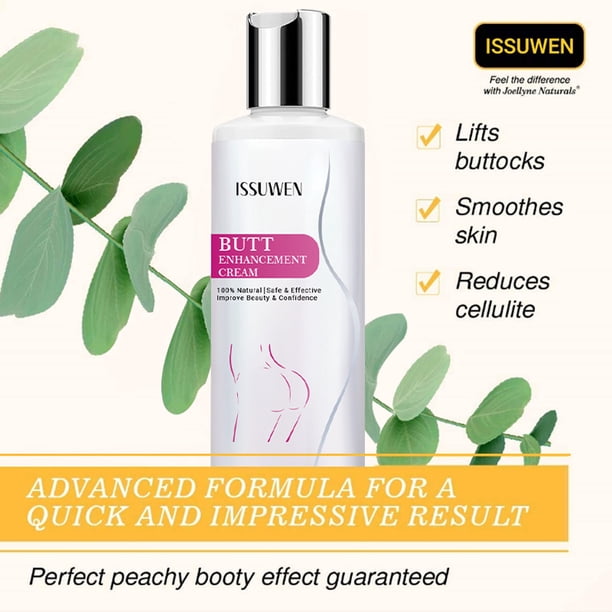 Fiudx Crema Reafirmante para Glúteos, Aceite de Masaje para Una Mejor Forma, Alta Concentración para Mejores Resultados, Uso Diario para Todo Tipo de Piel, Evitar Durante La Menstruación o El Embaraz