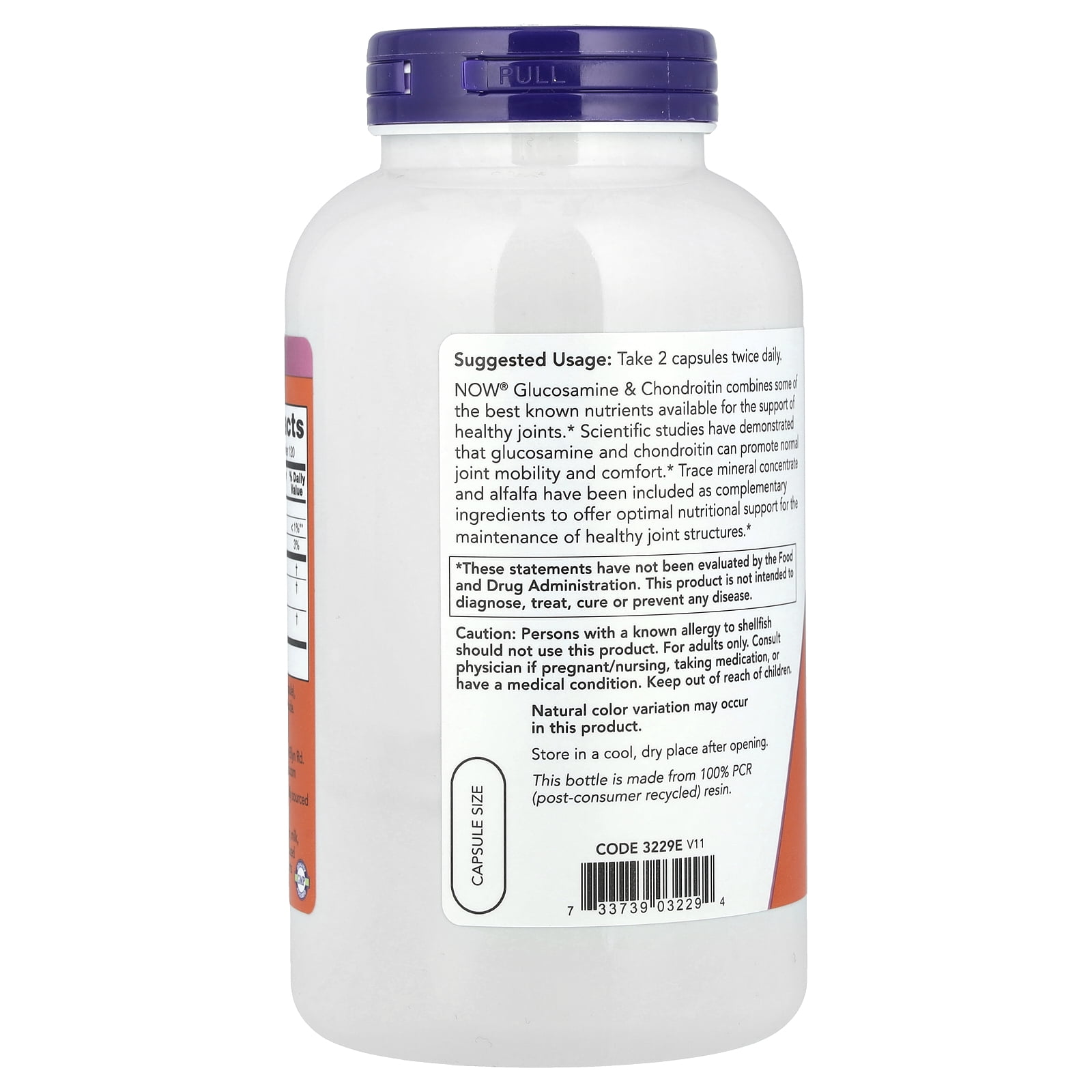 Glucosamine & Chondroitin with Trace Minerals - 240 Capsules