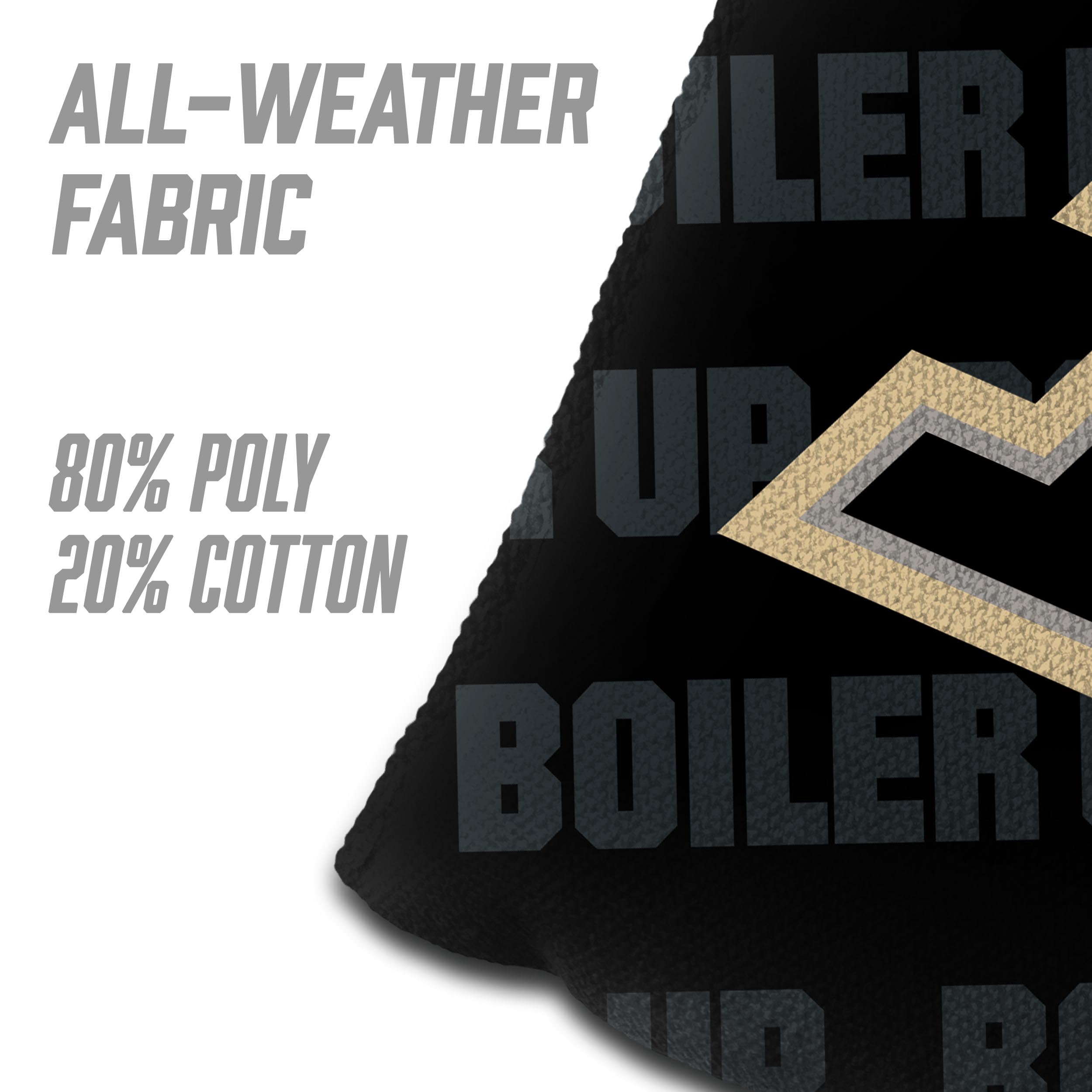 NCAA Purdue Boilermakers Cornhole Bags - 4PK - Black