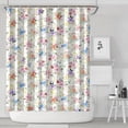 thumbnail image 2 of Waterproof Pioneer Shower Curtain 72x84 Inch Polyester Unique Cute Floral Shower Curtain for Bathroom Hotel Home Decor with 12 Plastic Hooks, 2 of 5