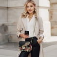 thumbnail image 2 of Pzuqiu Flower Leopard Print Crossbody Leather Bags for Women Minimalist Lightness Leather Quilted Shoulder Bag with Chain Strapx Fashion Casual Lightness Gifts for Women, 2 of 7