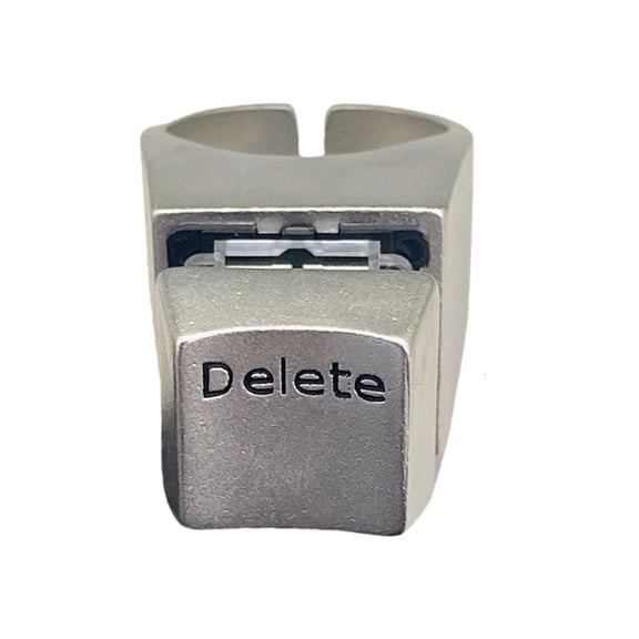 lanema Stylish Deletes Keyboard Rings with Polished and Matte Designs Jewelry for Everyday Wear and Special Occasions