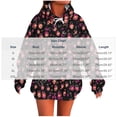 thumbnail image 3 of Enjoytime Halloween Hoodie for Women Ghost Printed Long Sleeve Sweatshirt Fall Fashion Cute Vintage Pullover Tops, 3 of 6