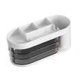 thumbnail image 2 of GUOOL Desktop Cosmetics Storage Holder Shower Phone Holder Multifunction Jewelry White, 2 of 9