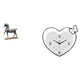 thumbnail image 1 of Figura de caballo,Figura de caballo Escultura animal coleccionable,Reloj de pared,Reloj de pared acrílico para oficina en casa,sin tictac,Relojes de pared colgantes Reloj de tiempo decorativo, 1 of 8