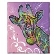 thumbnail image 2 of Dean Russo Giraffe Super Soft Plush Fleece lanza una manta Dawhud Direct Cubrecamas, 2 of 2