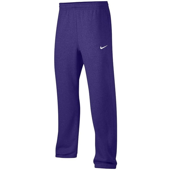 Nike Club Swoosh Men's Fleece Sweatpants Pants Classic Fit, 3X-Large - purple/white
