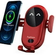 thumbnail image 1 of Cargador inalámbrico para automóvil Vhermosa inducción inteligente S11 Rojo con soporte de ventosa, 1 of 8