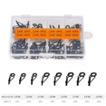 thumbnail image 4 of Advancent 80 unids/set de anillos de guía de caña de pescar, juego de reparación de puntas de aparejos de cerámica de acero inoxidable de 8 Pescar, 4 of 6