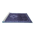 thumbnail image 2 of Ahgly Company Machine Washable Indoor Rectangle Persian Blue Traditional Area Rugs, 3' x 5', 2 of 4