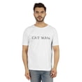thumbnail image 1 of Inkmeso T-shirt Raglan à Manches Courtes pour Homme avec Citation Graphique « Cat Man ». T-Shirt pour Amateur de Chats, 1 of 7