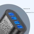 thumbnail image 5 of Dispositivo De Carga Rápida Cargador Usb Con 4 Puertos Usb Adaptador De Corriente Portátil 48W/5V/3A Qc3.0 Yuarrent EL016369-04, 5 of 5