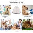 thumbnail image 5 of Protection Anti-Morsure Cols Coniques pour Chien Chat Chiot Blessure Collier Cône Protecteur, Réglable Chien Récupération Collier avec Velcro, M, 5 of 5