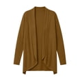thumbnail image 6 of Women's Drape Open Front Cardigans Cozy Soft Long Sleeve Casual Outerwear Women Solid Color Loose Lightweight Flowy Cardigans Sweater, 6 of 9