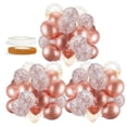 thumbnail image 1 of Rose Gold Balloons For Any Occasion, Non-Toxic Eco-Friendly Latex, Easy Inflate Helium Air, Release Confetti Fun Post-Party, 1 of 5