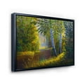thumbnail image 3 of Designart 'Sunrise Glow Through The Birches II' Lake House Framed Canvas Wall Art Print, 3 of 5