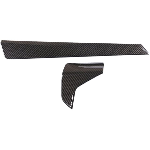 Cubierta del panel del tablero de mandos central de fibra para 3 Series G20 G21 G28 2019 2020, embellecedor de estilo de coche