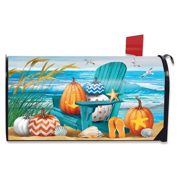 Briarwood Lane Fall At The Beach Mailbox Cover