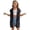 Black, variant on Girls Lightweight Knit Cardigan Vest Openwork Half Length Cover Up Tee Summer Beach Sun, 9-10 Years, White