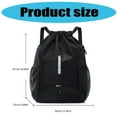 thumbnail image 5 of Gym Bag Travel Backpack Drawstring Backpack Sports Bag Water Resistant Sports Bag Cycling Backpack for Men Women, 5 of 21