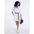 thumbnail image 5 of U.S. Polo Assn. Women's Belted Oxford Shirt Dress, Sizes XS-XL, 5 of 5