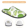 thumbnail image 3 of Slippers for Women, Cute Natural Limes Womens Slippers Fuzzy Winter House Shoes, Soft Anti-Skid Slippers Indoor and Outdoor, 3 of 5