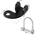 thumbnail image 3 of Remolque de bicicleta Enganche de acero Enganche de remolque de bicicleta Adaptador de accesorio de bicicleta Acoplador de remolque de bicicleta Conector de bicicleta para herramienta de reemplazo de, 3 of 5
