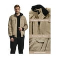 thumbnail image 5 of Wantdo Men's Plus Size Spring Jacket Lightweight Military Cotton Coat Khaki 2XL, 5 of 7