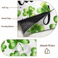 thumbnail image 6 of Large Area Rugs for Living Room Bedroom, St Patrick's Day 6'x9' Rug Washable Carpet Runner Indoor Outdoor, Lucky Shamrock Leaf Plants Spring Green Non Slip Floor Mats Rug for Kitchen, Playroom, 6 of 8