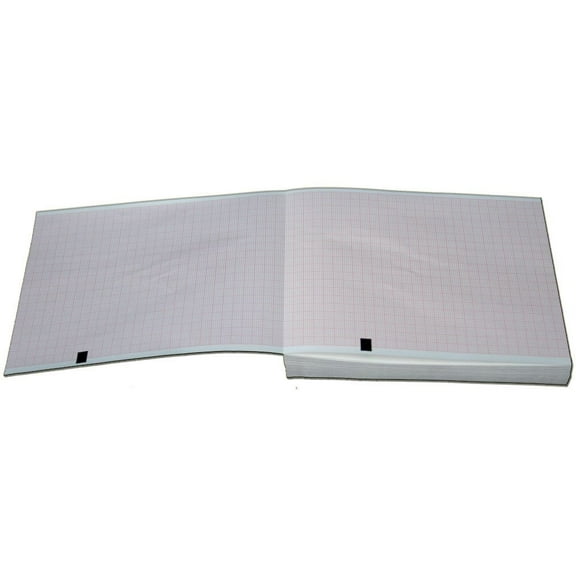 Mortara ELI 150 EKG Machine Paper - 108mm X 140mm X 200 Sheets (5 Packs) - ONLY FOR ELI 150 machines